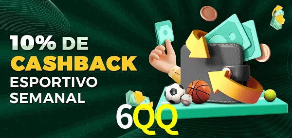 10% de bônus de cashback na 6QQ